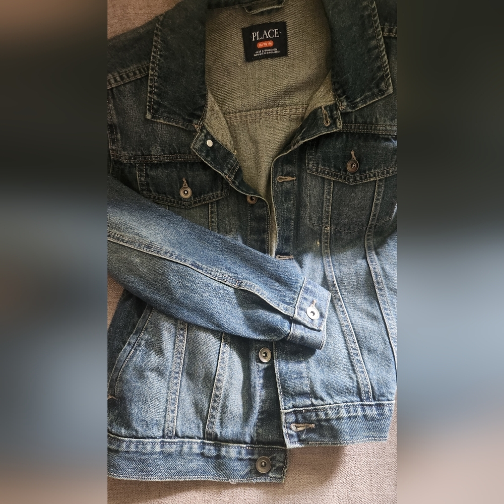 Children's Place boy's Jean jacket size XL